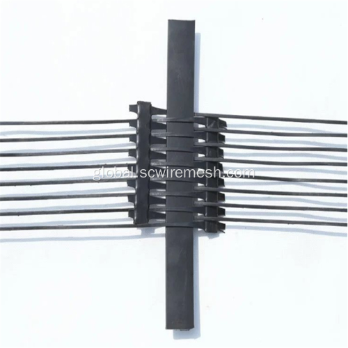 Steel Plastic Geogrid Uniaxial Stretch Geogrid Reinforce And stabilization Soil Factory
